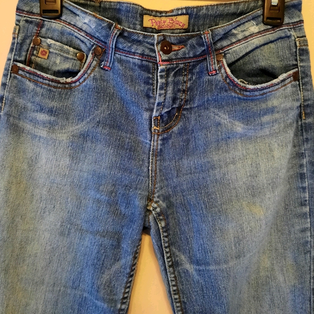 Blue midrise Bootcut/Flared jeans